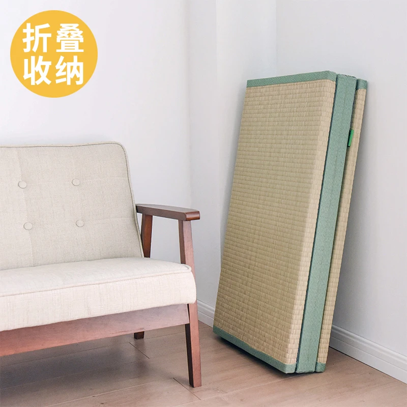 Японский стиль складной татами матрас трава коврик простой и комната эркер обеденный пробок общежитии мобильный пол
