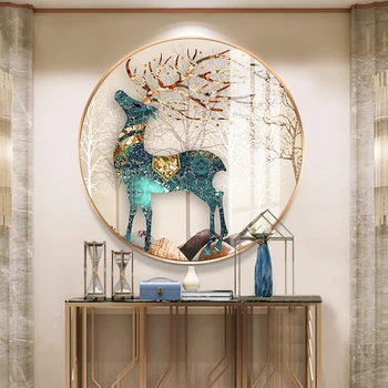 

DIY 5D Diamond Painting Deer Cross Stitch Crystal Rhinestone Embroidery Pictures Arts Craft for Home Wall Decor Christmas Gift