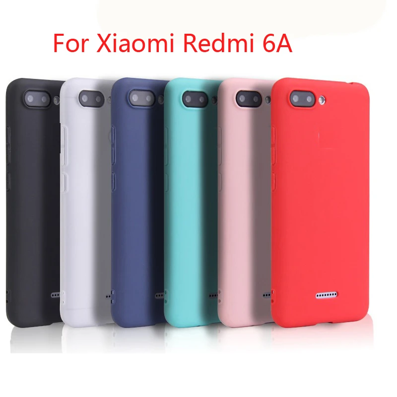 Case on the Xiaomi Redmi 6A 5.45 inch Redmi6A TPU Soft Silicon All inclusive Protector Back Cover Case Redmi 6A Silicon Case