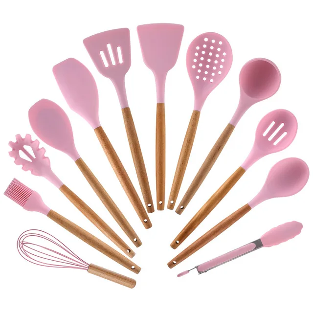 Kitchen Utensils Set of 11 Pcs, Nylon Utensils Set, Non-Stick Cooking  Utensils Set 410°F Heat Resist…See more Kitchen Utensils Set of 11 Pcs,  Nylon