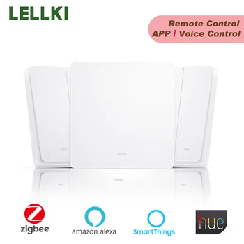 

ZigBee Smart Light Switch 10A EU Wall Switches Wireless Remote Control Smart Home Works Hue SmartThings Alexa