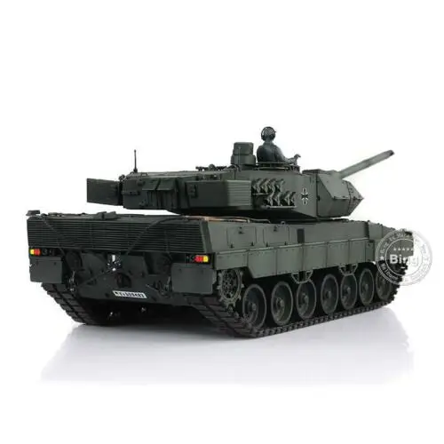 Leopard2A6 rc Танк 3889 Ver2 полностью металлический шасси 1/16 по индивидуальному заказу темно-зеленый TH00946
