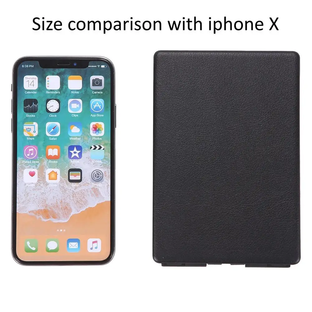 Складная Bluetooth клавиатура перезаряжаемая полноразмерная клавиатура для iPhone iPad IOS Mac Android Phone Tablet R20