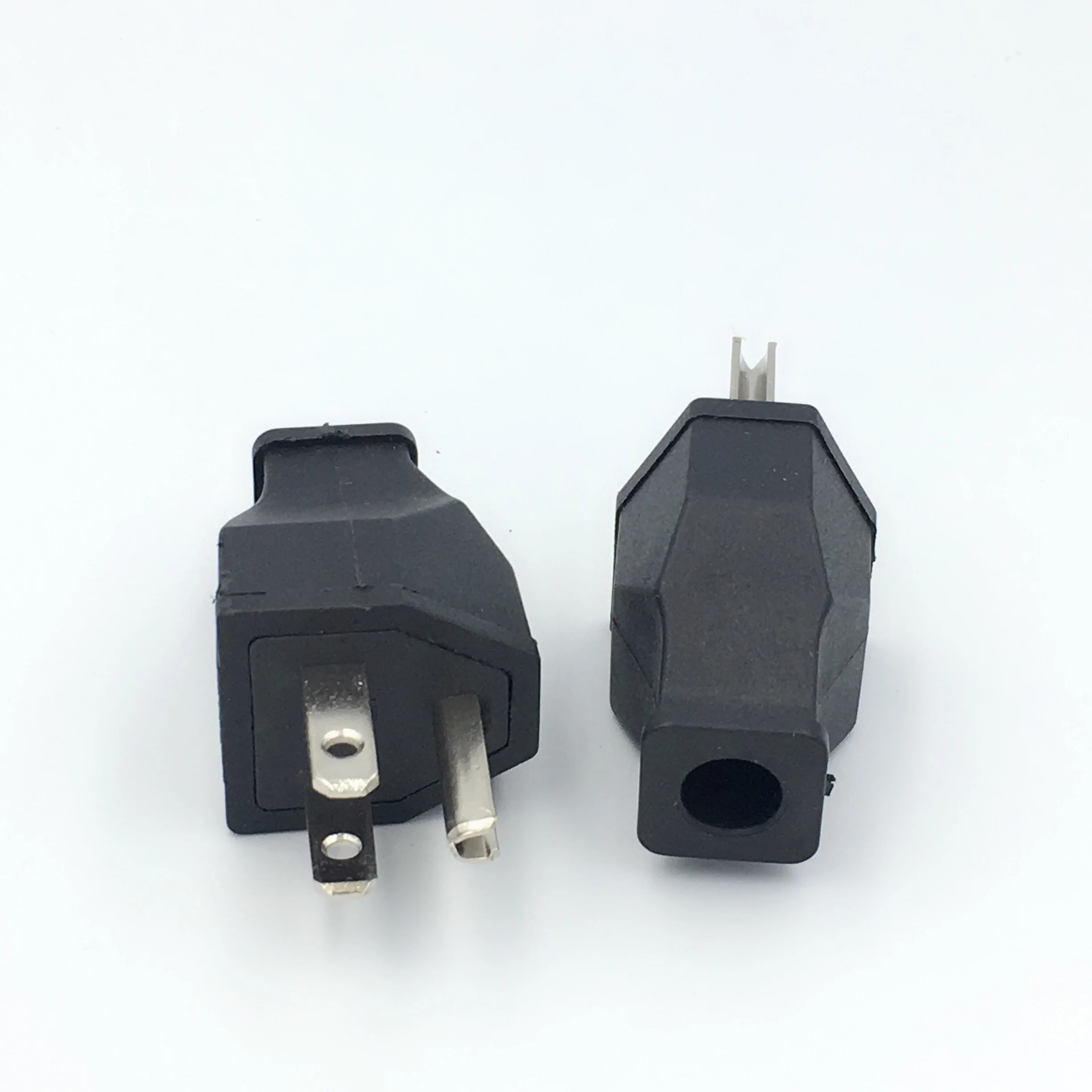 Power Plug Adapter US AC 15A 125V Male and Female Removable SS-159 SS-160