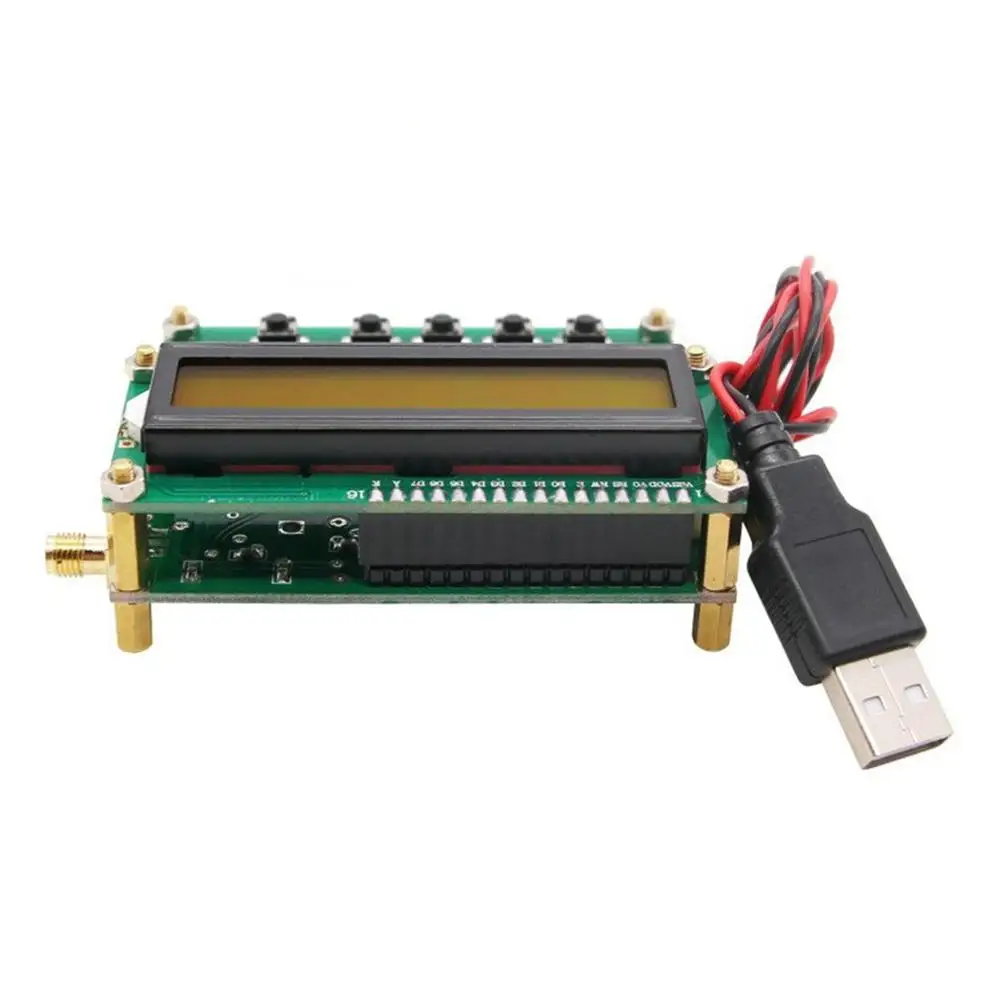

35MHz-4000MHz RF Signal Generator Signal Source ADF4351 VFO HXY D6 V1.02 Meter Sweep Counter Module