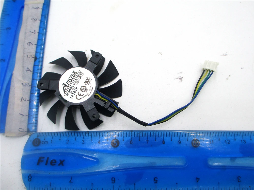 Ventilador para Apistek fã da Placa Novo Nfta Nnta Ga61b2h Pfte 12v Gráfica Ga51b2u Ga51s2m - Imagem 6