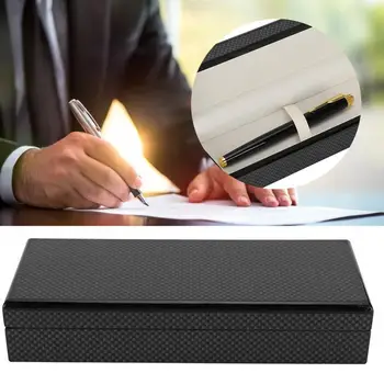 

Wooden Portable Pen Storage Box Simple Fashion Pencil Case Organizer Gift Box For Pen Storage Case Display