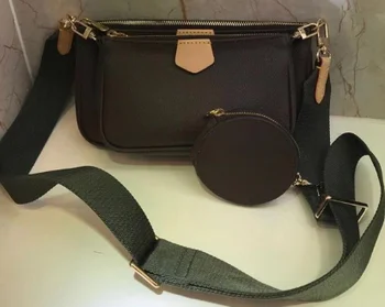 

2020 new three in one mahjong bag ancient bag Single Shoulder Messenger bags for women louis wide shoulder belt