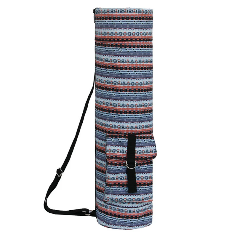 Yoga Bag Canvas Yoga Mat Bag European style Gym Mat Backpack Waterproof Pilates Case Bags Carriers 68*18cm