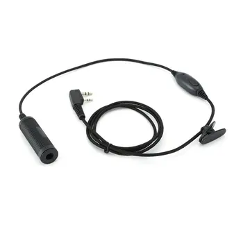

Practical PTT Cables Plug Military Adapter Z113 for Baofeng Walkie Talkie UV5R 888S MD380 3107 Radio