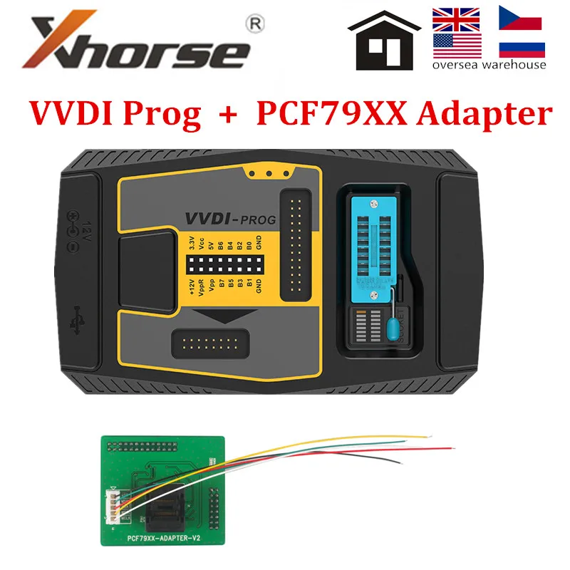 Оригинальный программатор XHORSE VVDI PROG автоматический ECU Flash плюс адаптер PCF79XX|xhorse vvdi