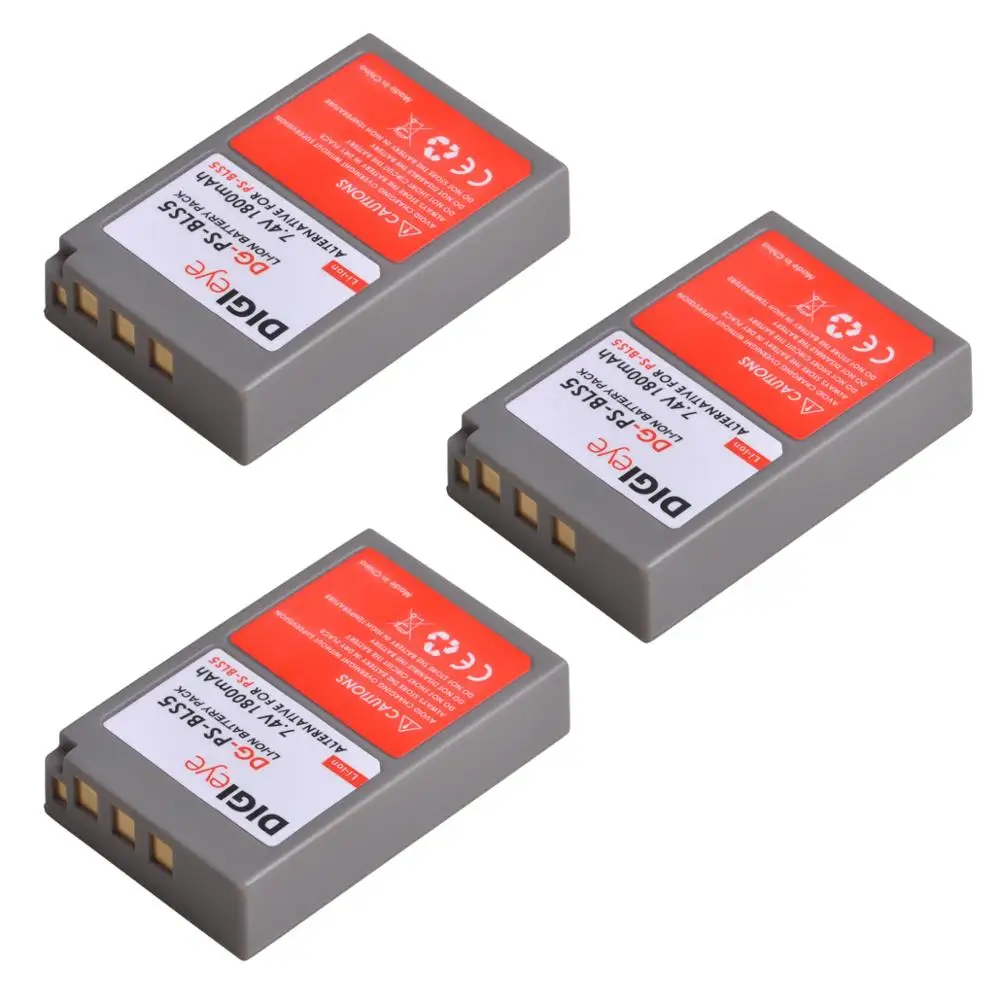BLS-5 BLS-50 Battery for Olympus E-M10 Mark III S OM-D E-M10 Mark IV II E-M5 III PEN E-P7 E-PL2 E-M10 E-PM2 rechargeable battery camera battery