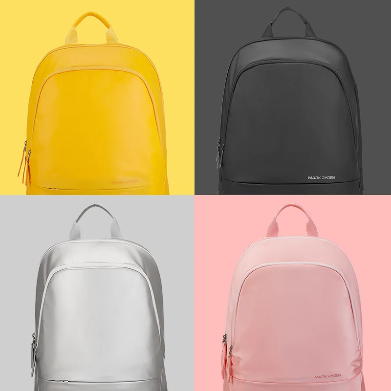 Mark Ryden 2021 New Female Backpack Four Colors Free Raincoat Girls Travel Bag Anti-thief Women Backpack School Bag For Women