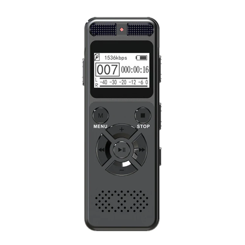 

Professional Digital Audio Voice Recorder Pen Portable Dictaphone with MP3 Player for Business Support Multi-Language Up to 64G