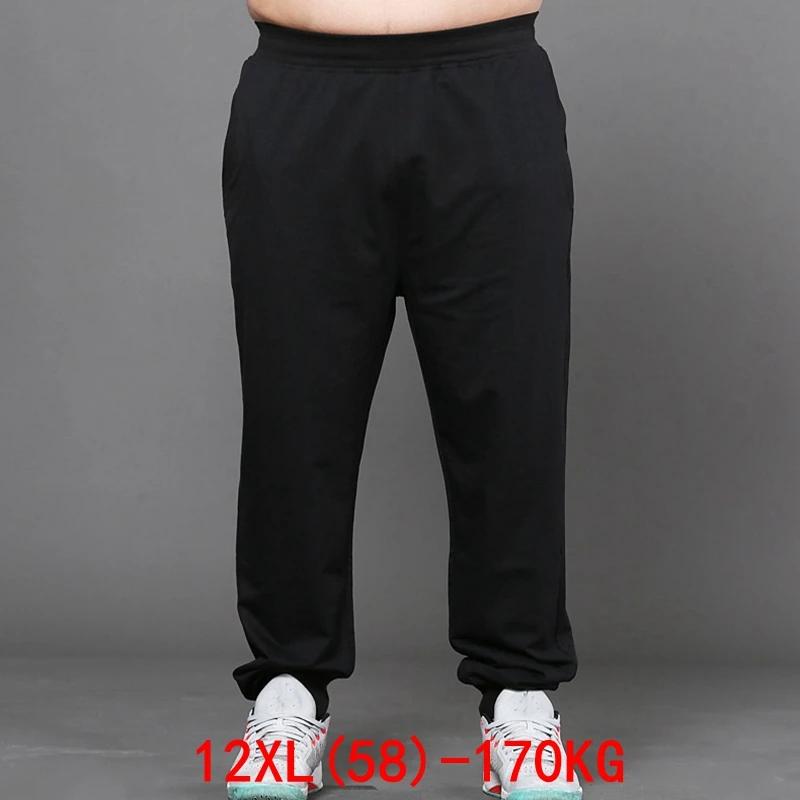 

Men's big pants 170KG plus size 11XL 12XL loose stretch large size 6XL 7XL 8XL 9XL 10XL spring casual pants black50 52 54 56 58