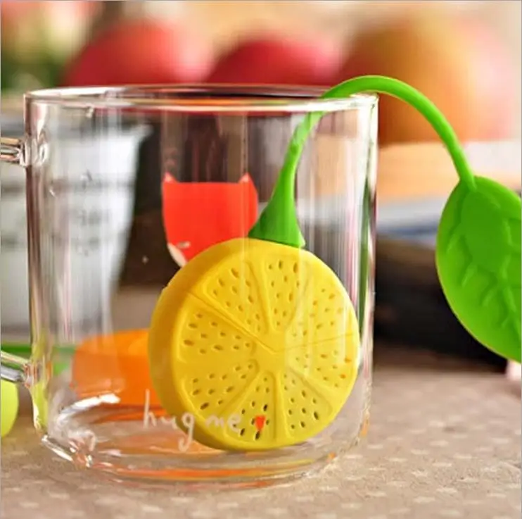 

Creative Silica Gel Lemon Tea Maker Tea Bag Leak Commercial Gift Tea Filter