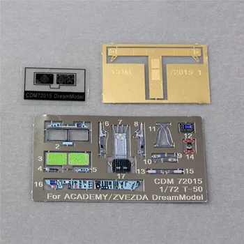 

Dream Model CDM 72015 1/72 T-50 Colorful Etching Parts Photo-etched Model Parts for Academy/ ZVEZDA Accessories