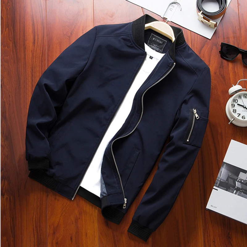 April MOMO Chaqueta Bomber con Hombre, ropa de calle informal, abrigo de piloto ajustado de Hip Hop, ropa de calle, primavera 2021|Chaquetas| AliExpress