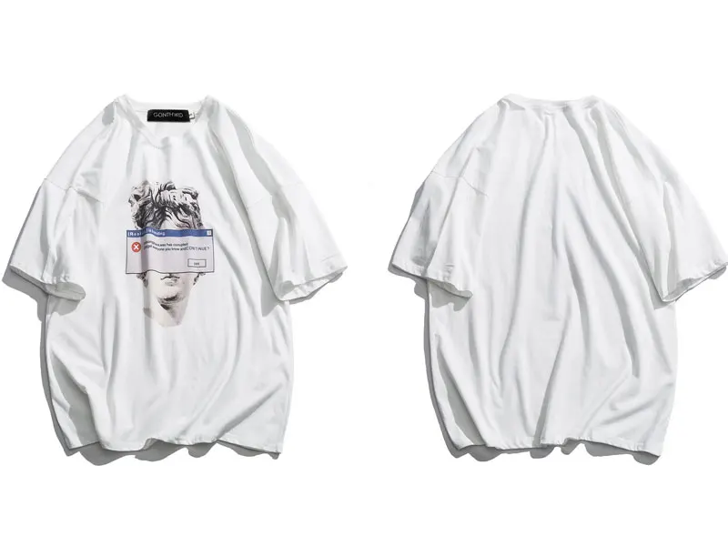 Michelangelo Statue David Print Tshirts 1