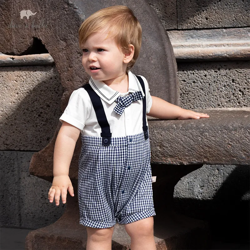 Детский летний комбинезон с коротким рукавом DB13114 |