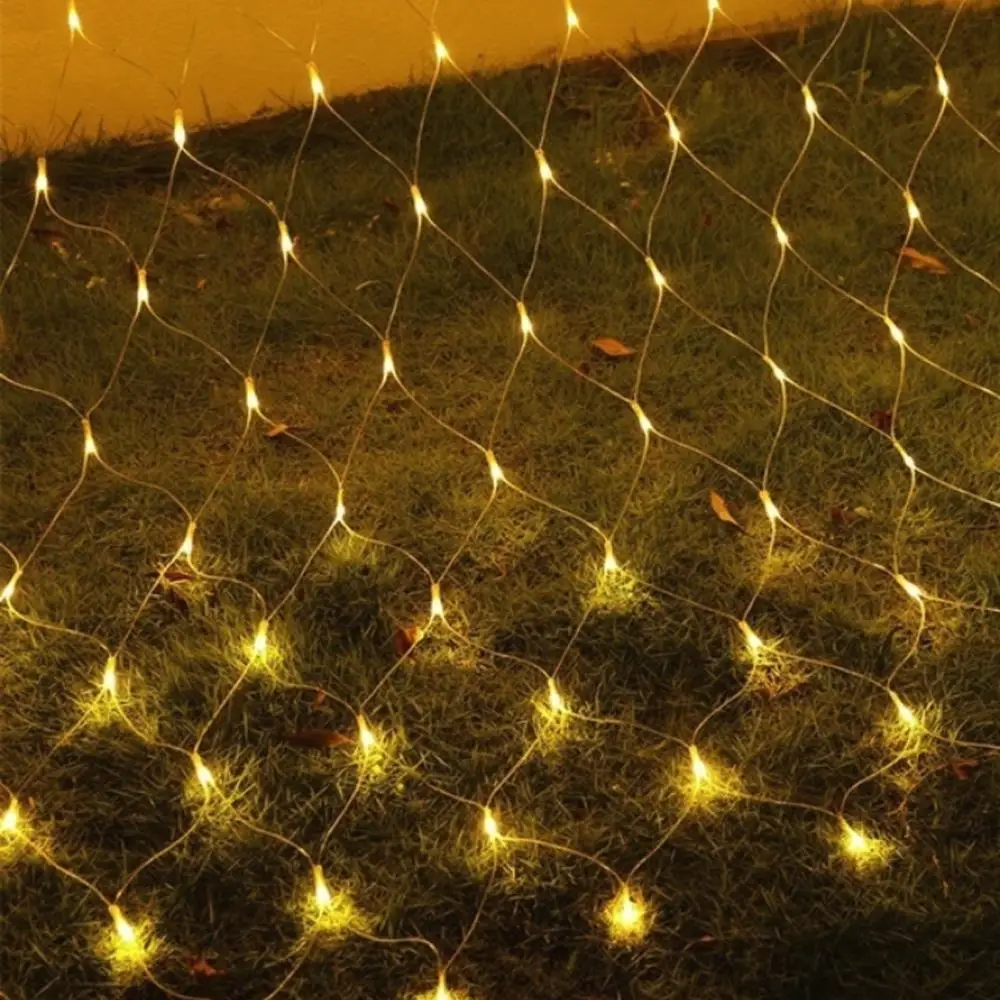 

Fairy Light Net Mesh Festival Waterproof Outdoor Fishing Net Lamp Super Bright LED String 320led Garden Yard Durable Romantic