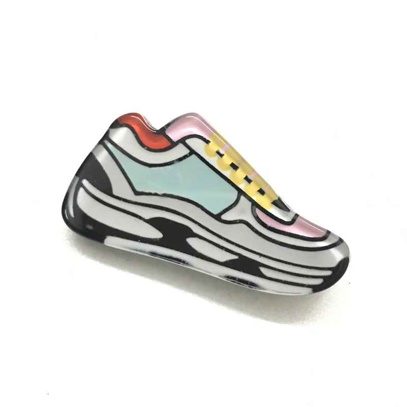 2019 New Hot Brand Fashion Jewelry For Women Shoes Design Brooches Party Sweater Brooche C Name Stamp |