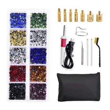 

Rhinestone Applicator Tool DIY Flatback Wand Setter Tool Kit Diamond Painting Accessories Tool Storage Bag