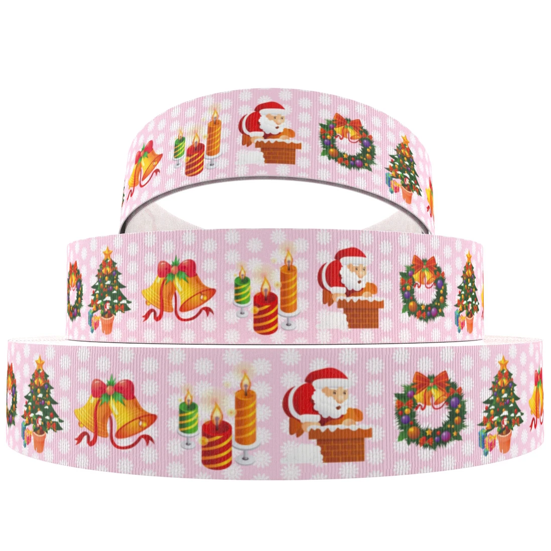 1087079011 David accessories " 75 мм 50 ярдов/лот Рождественская лента из поплина DIY лук украшение дома подарочная упаковка ленточный материал, 50Yc7585 - Цвет: 1087079011