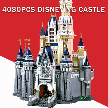 

Daisying Compatible DIY Castle Donalded 16008 Ducked Princess 71040 Building Blocks 4080pcs Figures Brick Girls Toys for kids