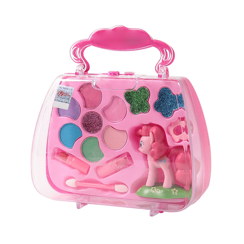 

Play Makeup Kit Makeup Play Toy Handbag Makeup Accessory Playset for Children Girl