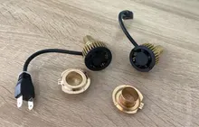 ISincer 2 uds 6 lado LED Bombilla de faro delantero de coche 20000LM H7 360 ° CSP H1 LED H11 H8 H9 9005 HB3 9006 HB4 9012 de 6000K de la niebla de la lámpara de la cabeza