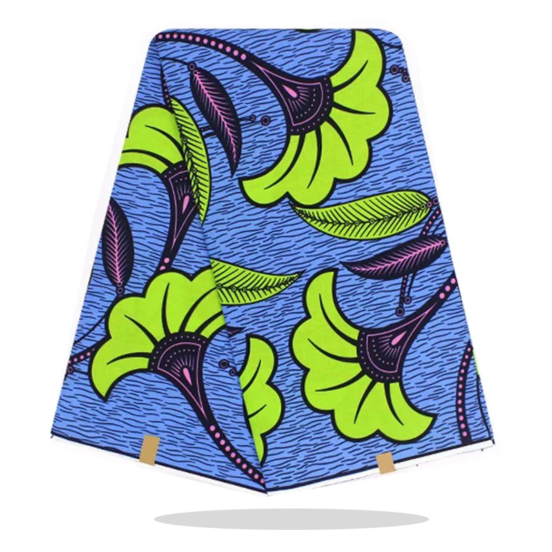 

Party Dress Material Real African Wax Prints Fabric Cotton Veritable Ankara Wax Print Fabric By The Yards For Sewing RV-74