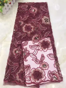 

Beautiful gold thread embroidery French mesh tulle soft African lace Nigeria lace fabric suitable for dress evening dress DIY