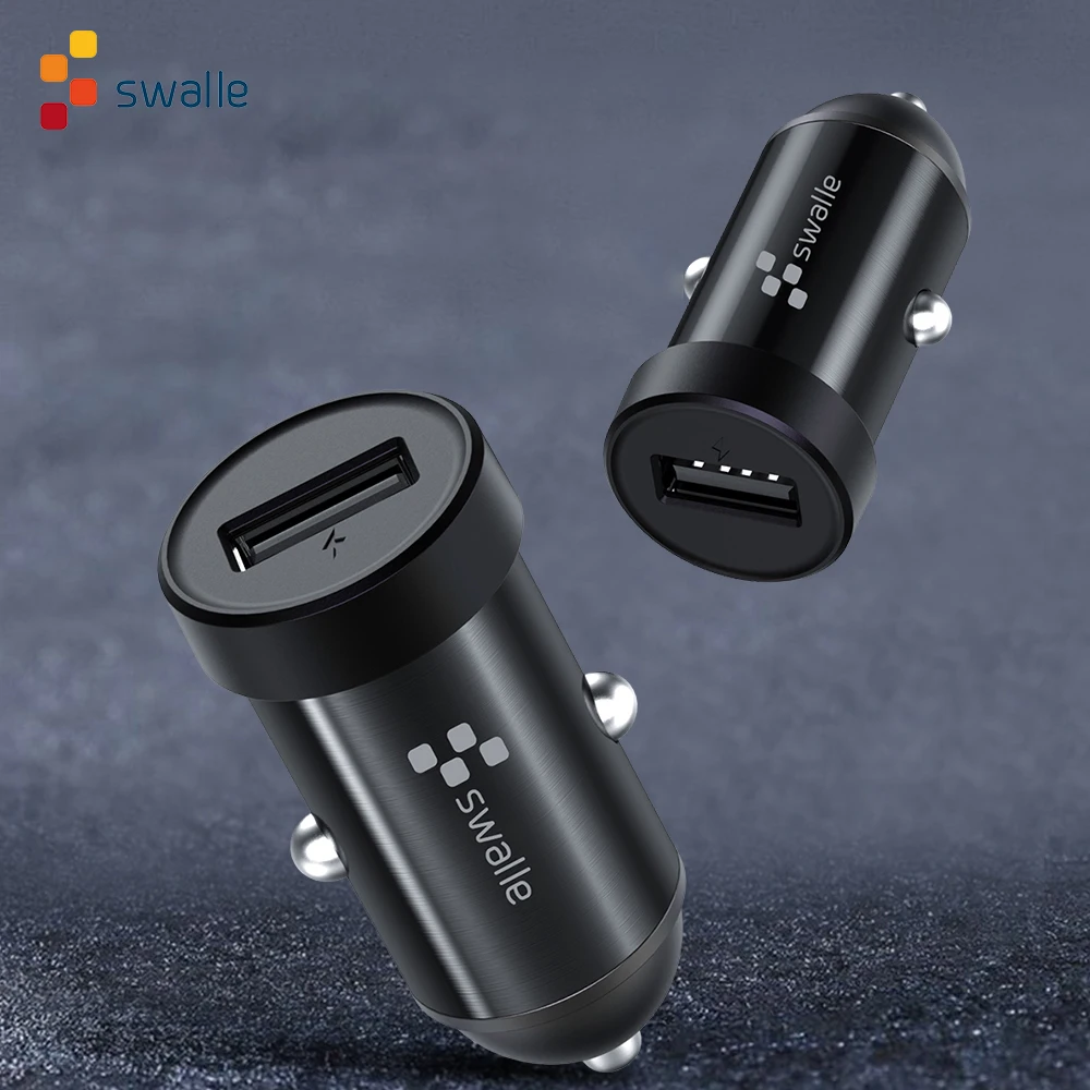 Фото Компактное современное автомобильное USB зарядное устройство Swalle универсальное Компактное современное автомобильное USB зарядное устройство Swalle универсальное