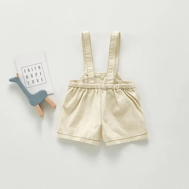 Newborn Spring Autumn Baby Overalls Boys Girls Denim Overalls Kids Jumpsuit Children Denim Shorts