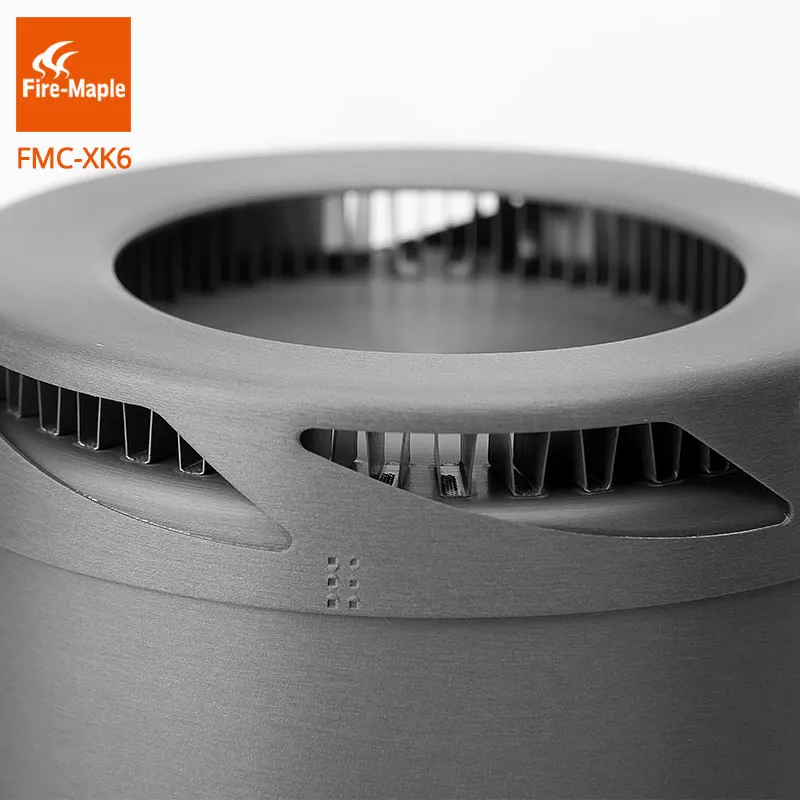 Fire Maple FMC-XK6  Heat Exchanger Pot 1L Foldable Cooking Pots with Mesh Bag Outdoor Camping Cookware 4