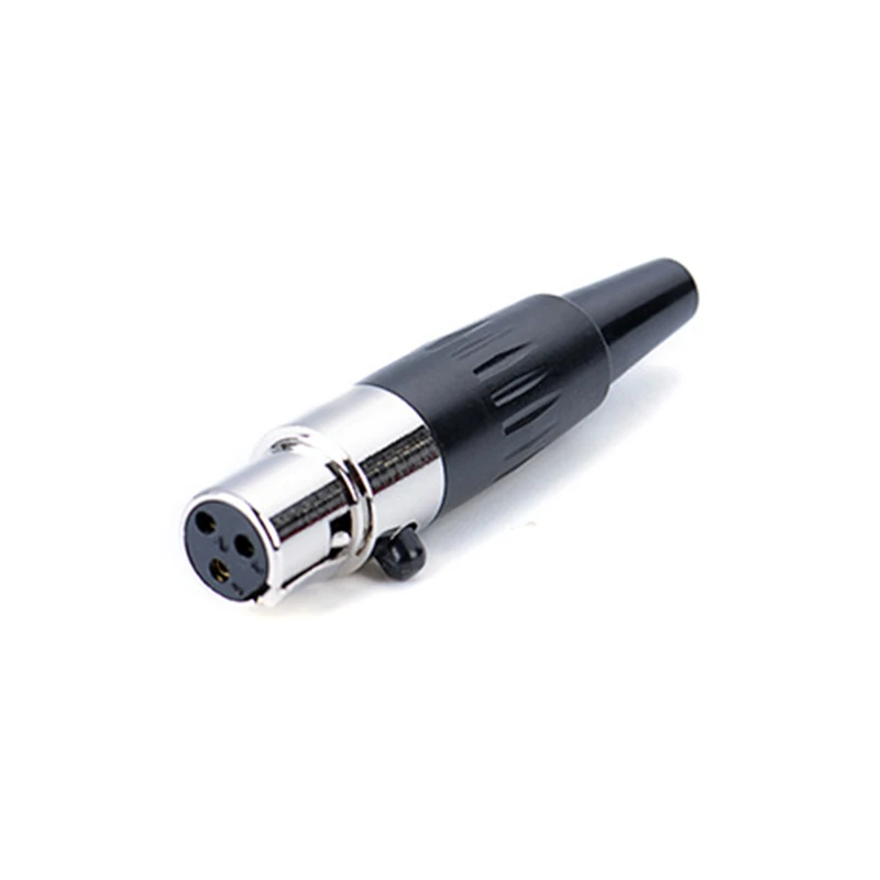 Мини XLR 3-контактный гнездовой разъем маленький Аудио Микрофон для микрофона