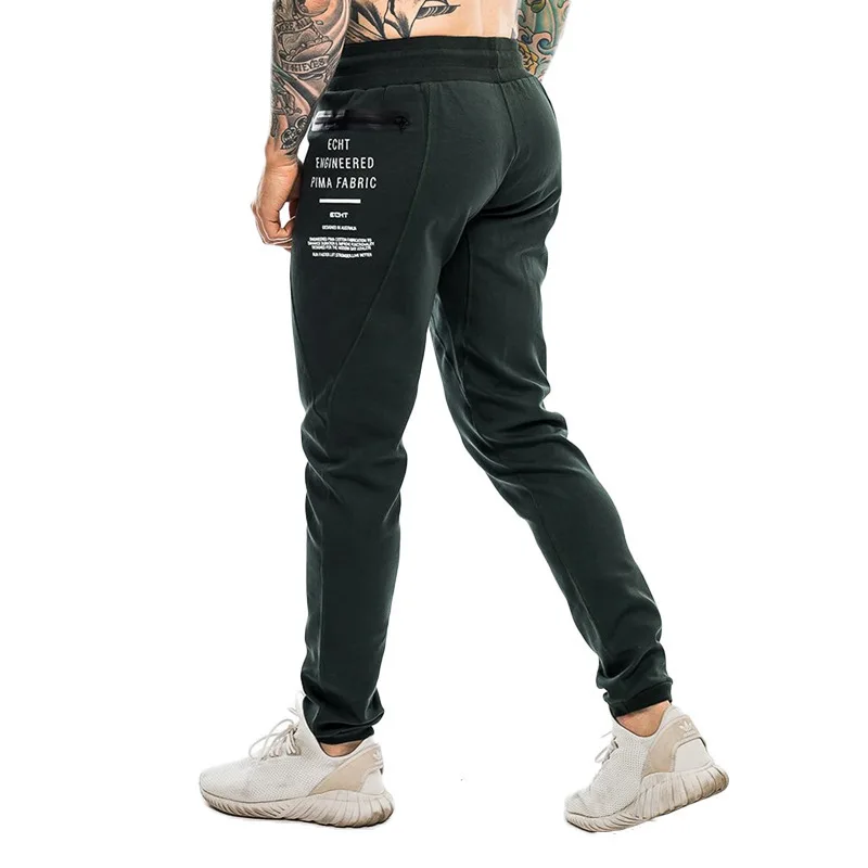 

2018 Muscle Kid Brother Fitness New Style Autumn And Winter Sports Skinny Trousers Men Sports Running Basketball Trousers