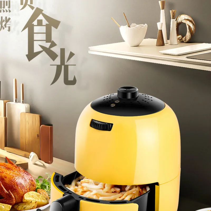  Smart Oil-free Air Fryer Machine with Automatic Small Capacity French Fries Electromechanical Fryer - 4000608953011
