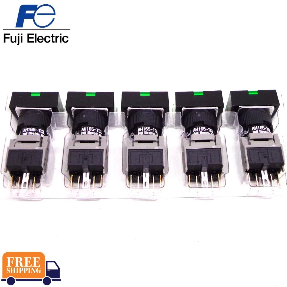 Fe fuji Push Button Switch AH164-TGL AH165-TGL W/R/Y/G 11 22 E3 White Red Yellow Green 24V LED 1NO 1NC 2NO 2NC new original