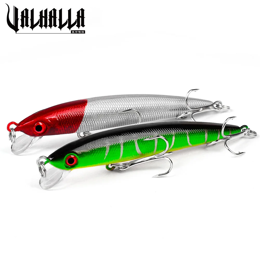 VALHALLA 1PC Floating Minnow Lures 9cm 7g Wobbler Fishing Lure Big