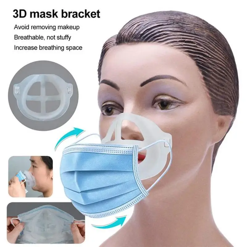 Маска унисекс 1/5 шт многоразовый пылезащитный 3D маска кронштейн Аксессуары для