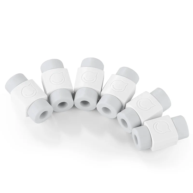 6pcs/lot Cable Protector For iPhone Charger Protection Cable USB Cord Saver Bite Home Office Desktop Organiser Wire Accessories