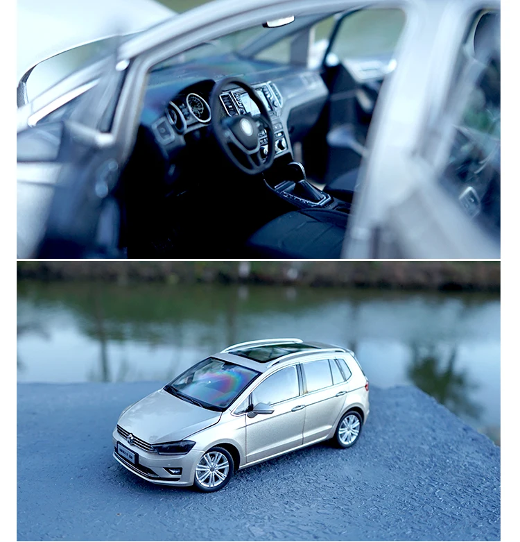 1:18 VW GOLFSportsvan литая под давлением Модель автомобиля игрушки Металлическая Модель автомобиля оригинальная коробка