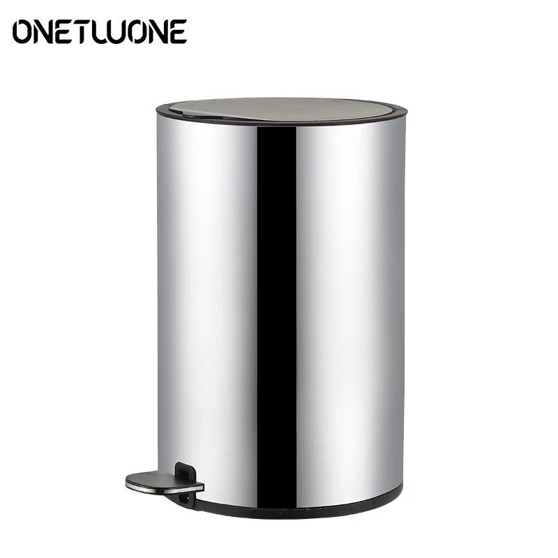 

Мусорная корзина из нержавеющей стали Бытовая мусорная корзина с крышкой