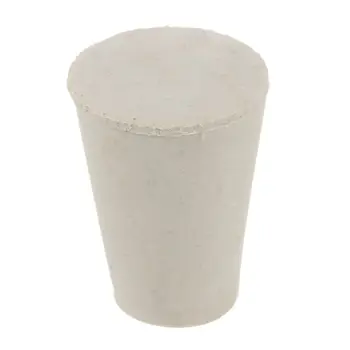 

New Rubber Stopper Bungs Laboratory Solid Hole Stop Push-In Sealing Plug 00# 11*15mm
