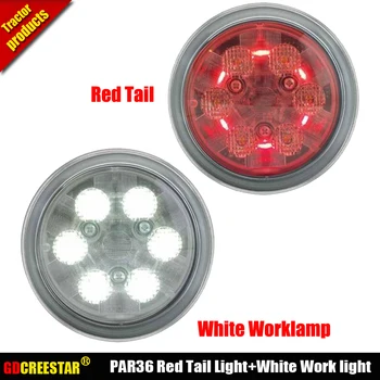 

Led Work Lights & Tail Light Par36 18W led tractor lights with Red for Off-Road 4x4 / Powersports / Railroad GE4509