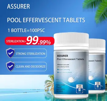 

50PCs Swimming Pool Cleaning Tablet Magic Cleaning Tool Pool Accessory Pool Cleaner Pills of Swimming Pool A