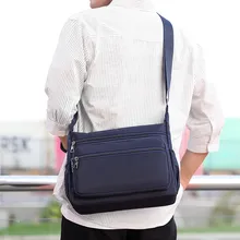Новая мужская женская модная повседневная сумка через плечо rFashion Мужская нейлоновая многофункциональная Большая вместительная сумка через плечо