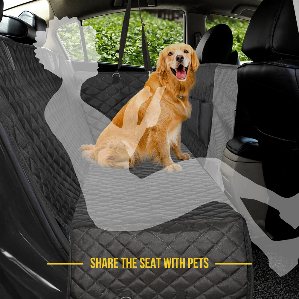Dog Car Seat Cover For Car Rear Back Seat Waterproof Pet Dog Travel Mat Pet Cat Carrier Hammock Cushion Protector